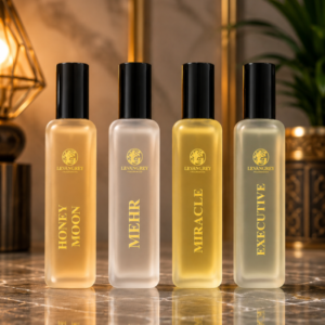 Levangrey Luxury Perfume Gift Set – Honey Moon, Mehr, Miracle & Executive (4 × 20ml)