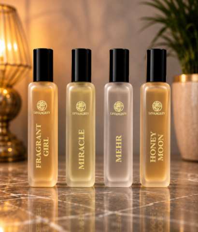 Levangrey Luxury Perfume Gift Set – Fragrant Girl, Miracle, Mehr & Honey Moon (4 × 20ml)